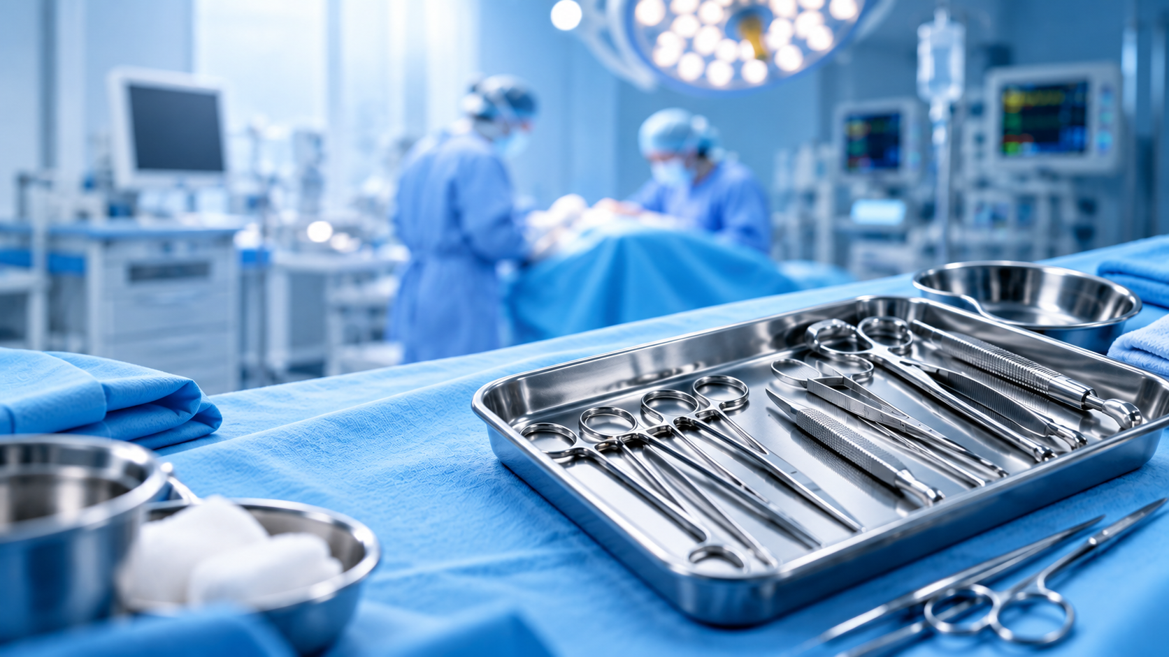 Professional laparoscopic surgical instrument set